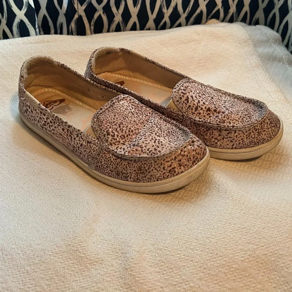 Leopard Print Roxy Size 8 - Picture 6 of 11